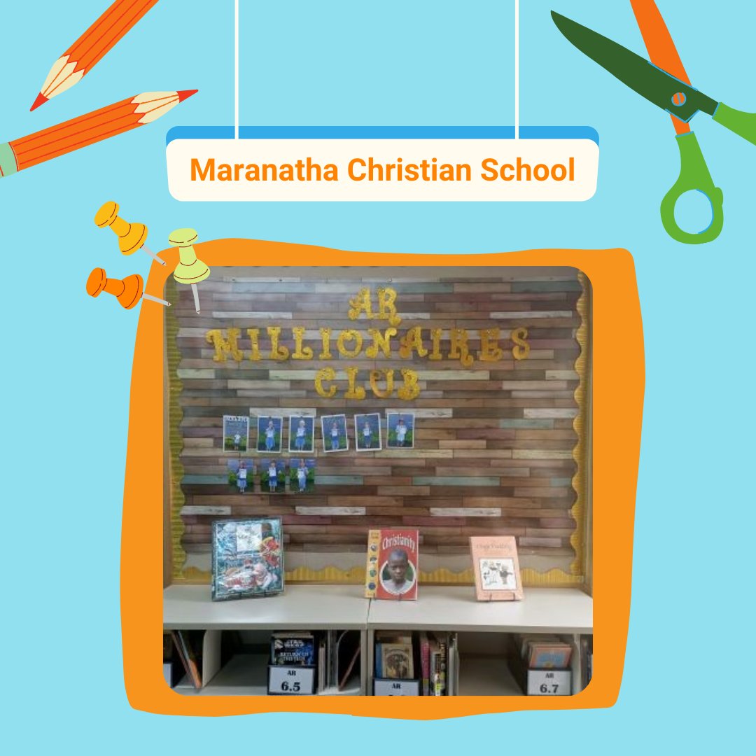 It's amazing to see schools such as Maranatha Christian School use the AR millionaire club. Let's continue to spark that imagination, keep it up 👏 👏