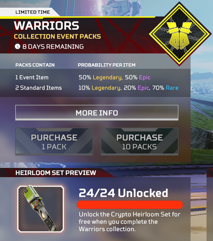 phjDASH's tweet image. it's time. 2 winners. announcing winners sunday, 10th of April to give plenty of time to winners.

winners receive: 
- $140 worth of apex coins for heirloom

like/rt to enter. be following @phj_dash to be messaged.

good luck to all my @PlayApex friends and fans. love you all. 🖤