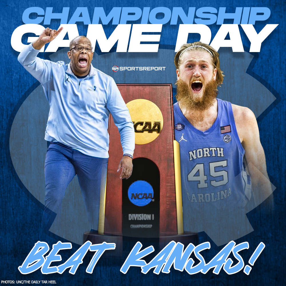 SRTarHeel's tweet photo. IT'S CHAMPIONSHIP GAME DAY! #GOHEELS!!! BEAT KANSAS!! https://t.co/gTsCy2hSgm