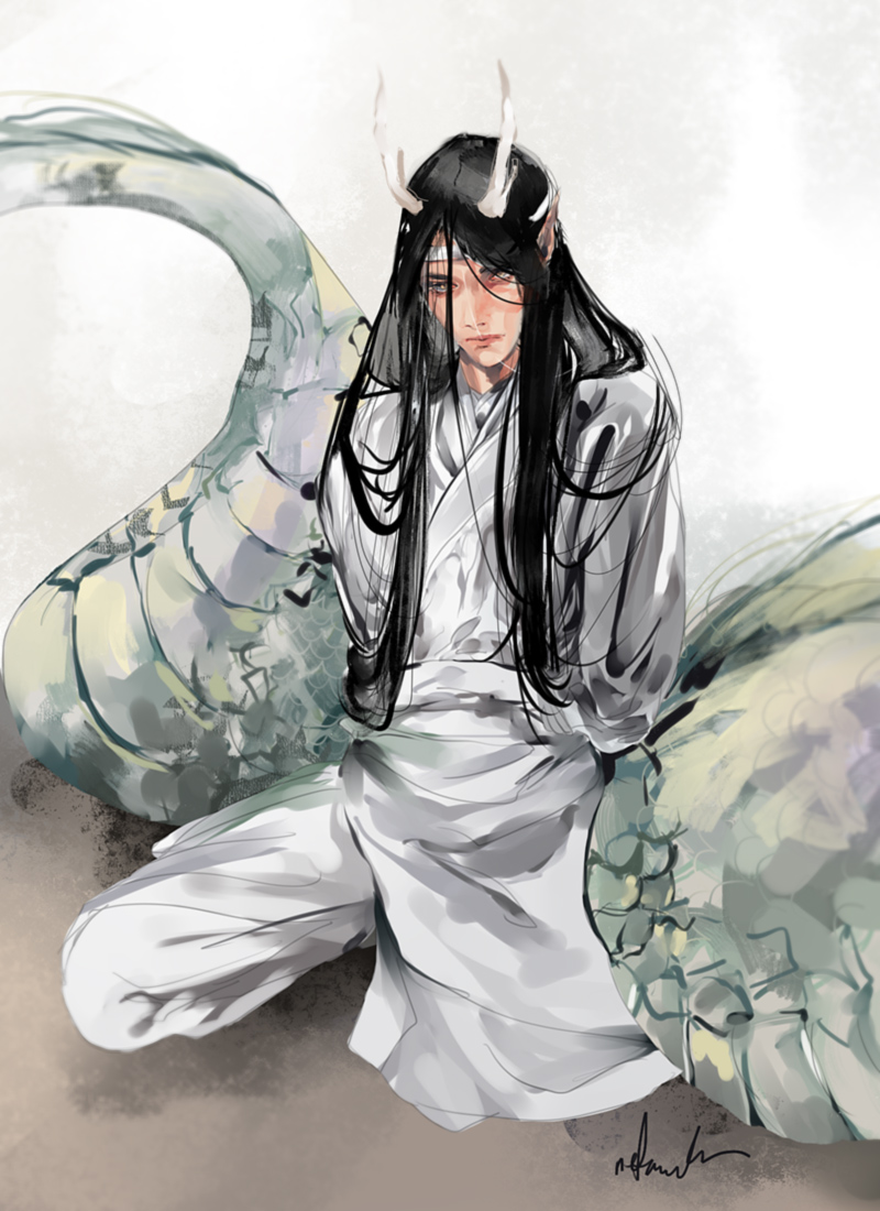 「wwx: i rescued a dragon today!! :D
ayuan」|ネタ💙netaのイラスト