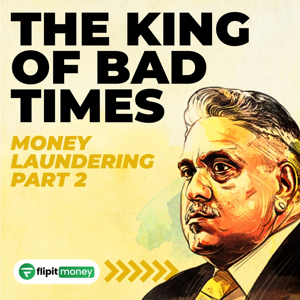 flipitmoney's tweet photo. In the continuous series of #MoneyLaundering, this is the story of the #business magnate who went from riches to rags.
 Being a prodigious businessman to a fraudulent ₹9000 crores money launderer, things for the #King of good times aren't looking good right now.
🧵(1/10) https://t.co/LAJwolGY5C
