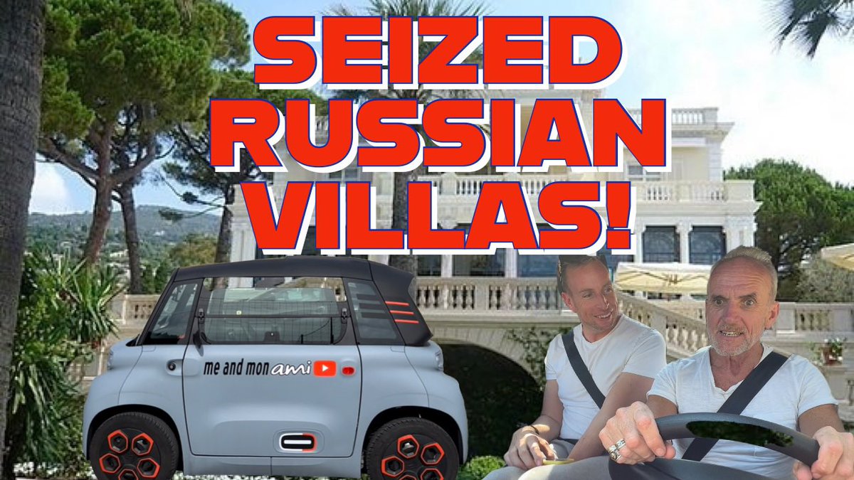 This week we’ve taken our Citroen Ami to see some of the breathtakingly huge Russian villas that have been seized on the French Riviera, including one that belonged to a titan of the British Musical Theatre. youtu.be/Vmjnr2IdMYg
#russia #Ukraine #citroenami #seizedyachts