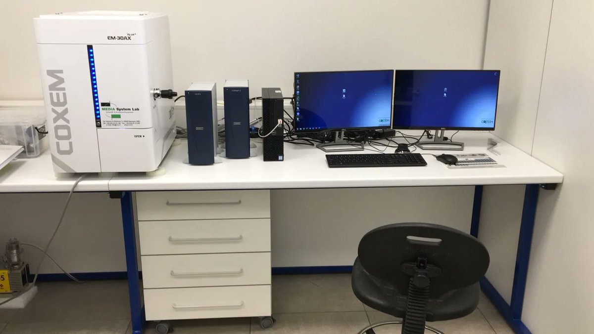 MEDIASystemLab's tweet photo. Un'altra installazione e un altro cliente che ha scelto l'esperienza e il supporto Media System Lab 👨‍🔧🦸‍♀️👩‍⚕️ e la semplicità, la concretezza e le performance del primo produttore coreano di microscopi elettronici a scansione #Coxem!
#sem #microscopioelettronico #eds https://t.co/Np1tuy7WmB