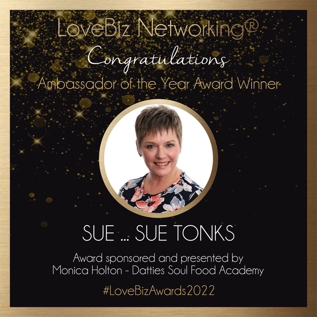 Congratulations to Impact Executive and Arden member Sue Sue Tonks from <a href="/HydroVegKits/">HydroVegKits</a> for winning the #LoveBiz Ambassador of the Year Award 2022.
The award was sponsored by Monica Holton, Datties Soul Food Academy.
#LoveBizAwards #WomenInBusiness #Winner #BeProud