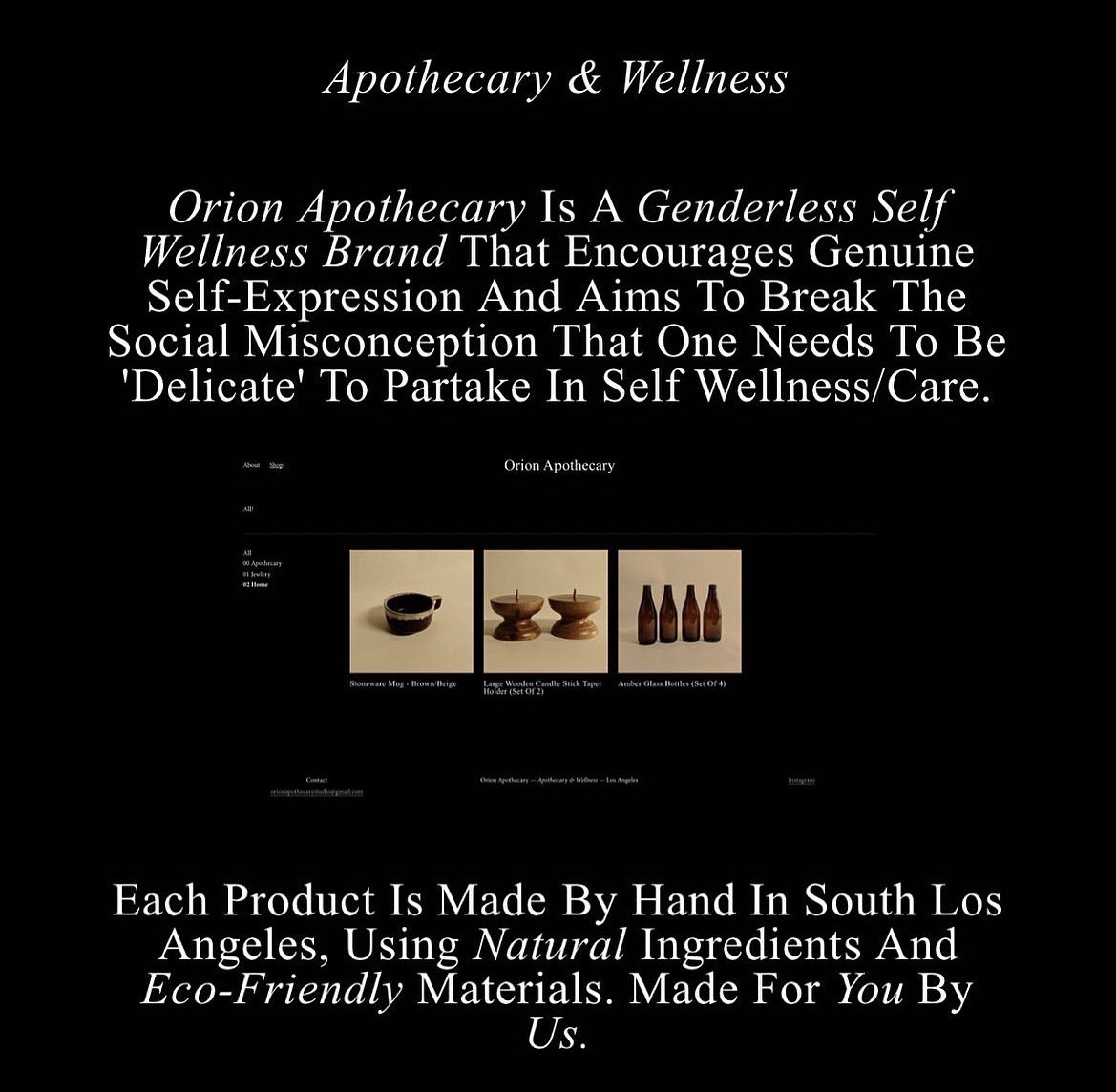 orionapothecary's tweet photo. Apothecary Goods - Handmade in South Central.
*100% of the proceeds go to Orion’s Transition Fund.

https://t.co/Pfc9gtyKqH https://t.co/Kt4aBl0X2j