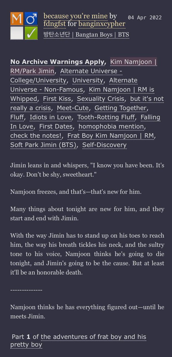 taeslights's tweet photo. because you're mine
💞 minjoon | 10k 
💞 self-discovery, first kisses, idiots in love, frat boy!nj
💞 https://t.co/uP3D4OxofZ https://t.co/udF4QqF14x