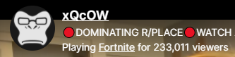 xQc Updates tweet media