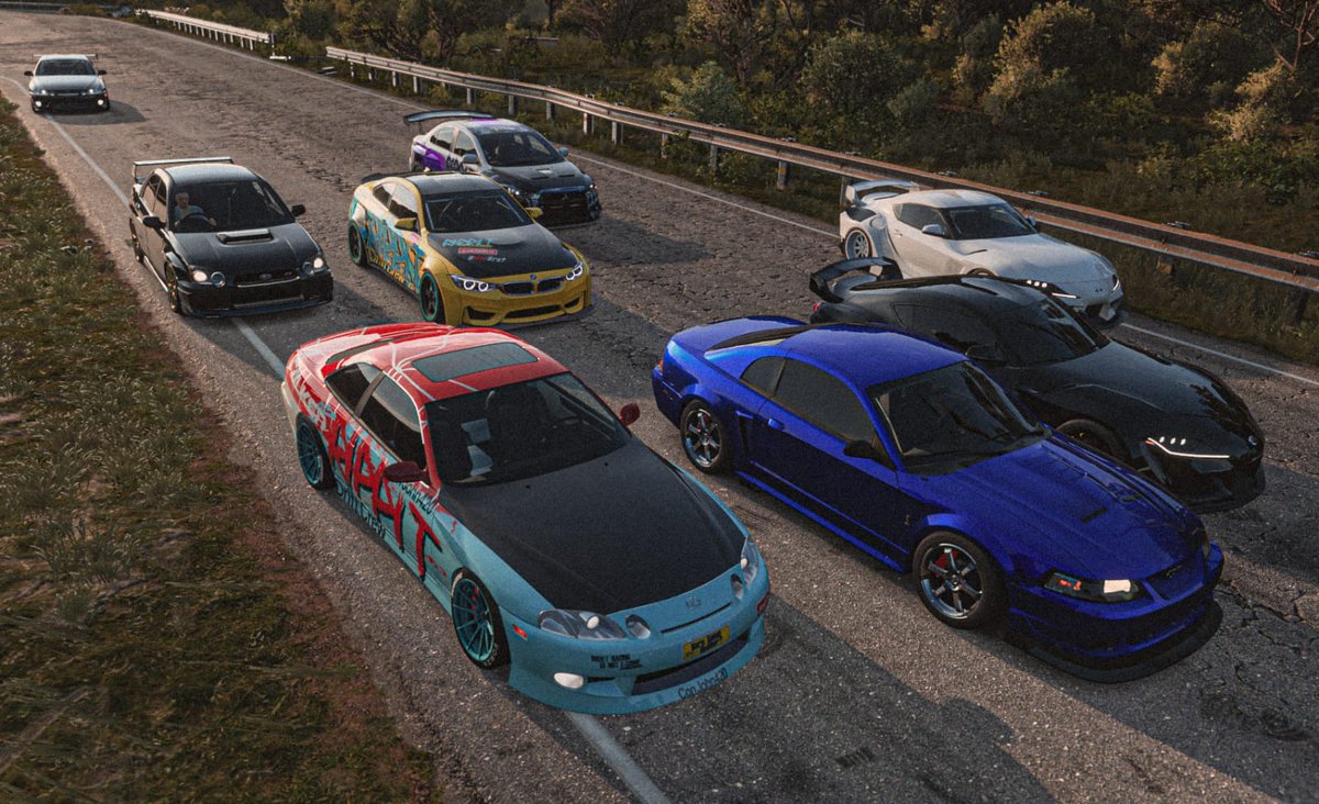 Raccoon_drift's tweet photo. Some shots from last night's open convoy. Check out our full stream at https://t.co/uzoc7rD9Ev
#RIPPIT #forzahorizondrift #forzahorizon #drift #playingwithfans https://t.co/whDSsFpljm