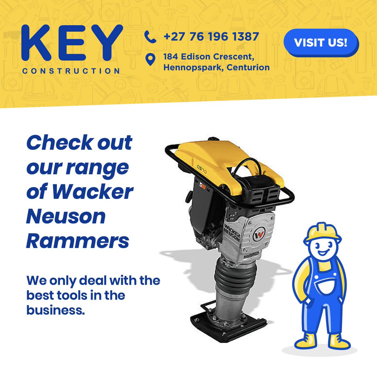 HireKey's tweet photo. Tamping Rammers - Wacker Neuson - https://t.co/0XZXEEFAVo 

The two-stroke rammers of the Plus-Series provide all the advantages of the classical two-stroke rammers and additionally offer a practical work facilitation as a plus. https://t.co/wpgtWw7uFi