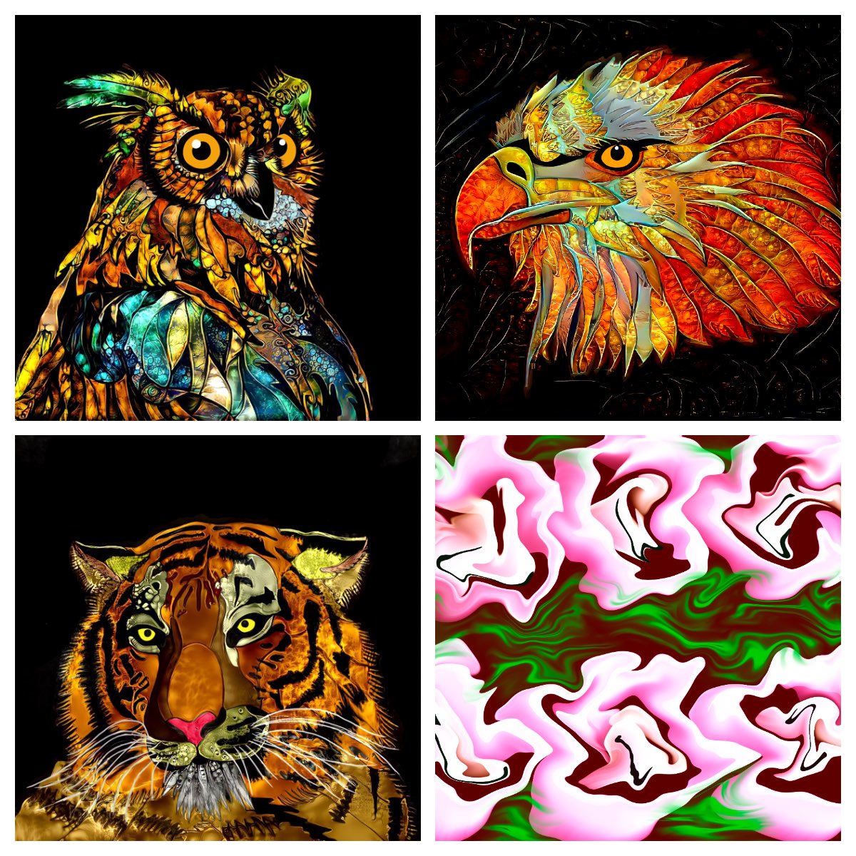 New abstract piece dropped besides wildlife. 
Please check it out here:

opensea.io/collection/abs…

More of wildlife collections here:
linktr.ee/ArtAngel_NFT
Thanks!
#ArtAngelNFT #WomeninNFT #wildlifenft #PolygonNFTs #NFTCommunity #DigitalArtist