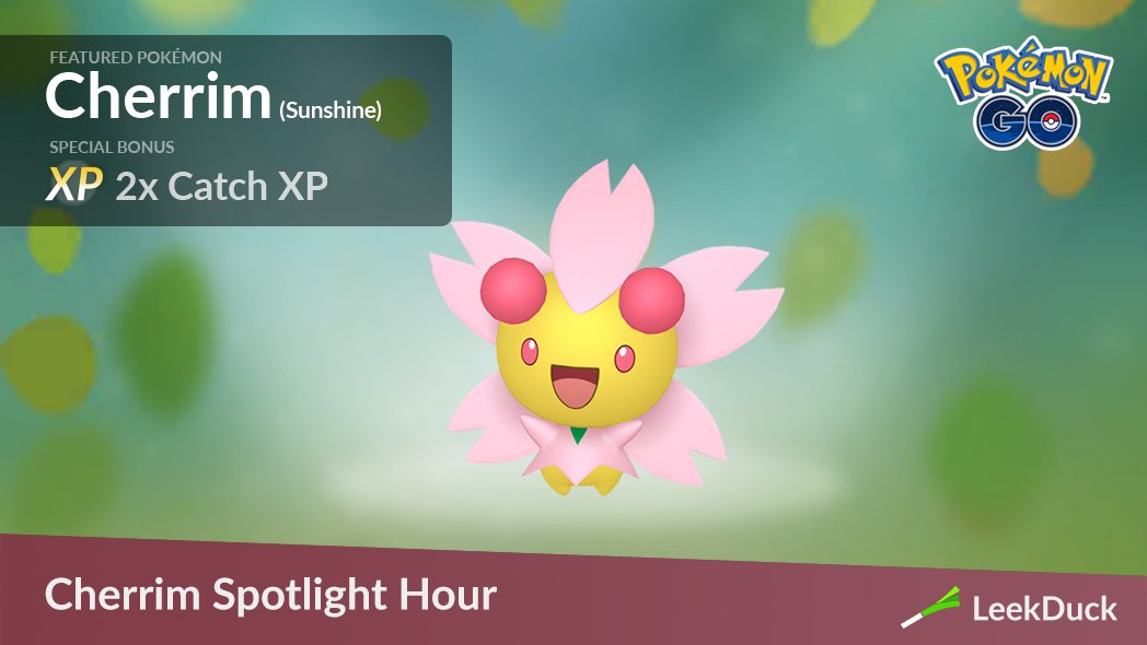 Leek Duck on Twitter "A Pokémon Spotlight Hour is set for Tuesday, April 26, from 6 pm to 7 pm