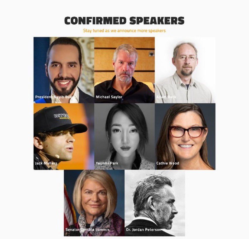 BitcoinMagazine's tweet photo. 🚨 2 DAYS AWAY...

Join us at Bitcoin 2022 in 🏝️Miami Beach and experience incredible speakers like 
@nayibbukele, @saylor, @adam3us, @starkness and many more!💫

Save an EXTRA 10% w/ code: BRRR 🎟️👇
https://t.co/giHnilM0xe https://t.co/0OyEsGrhIs