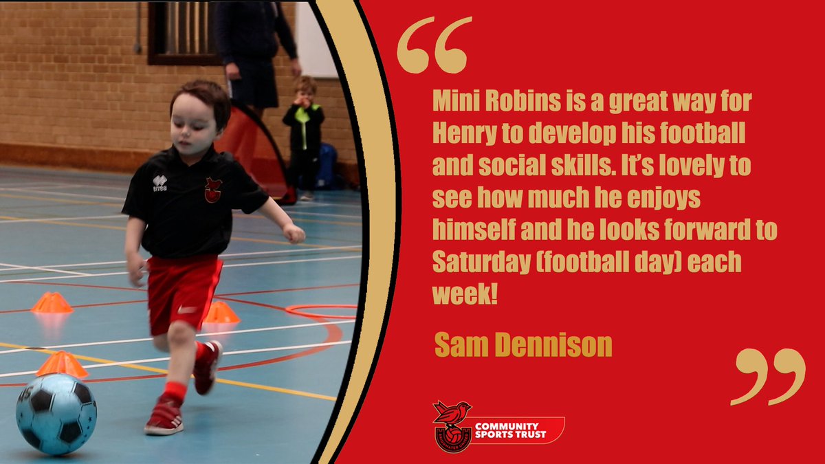 OfficialBUCST's tweet photo. ๐ฆ๐ง| Don't just take it from us,
Look at what this parent had to say about our #MiniRobins programme!๐
Find your nearest session here: https://t.co/iIBe15EIkL โฝ https://t.co/hpSnR6IZyb