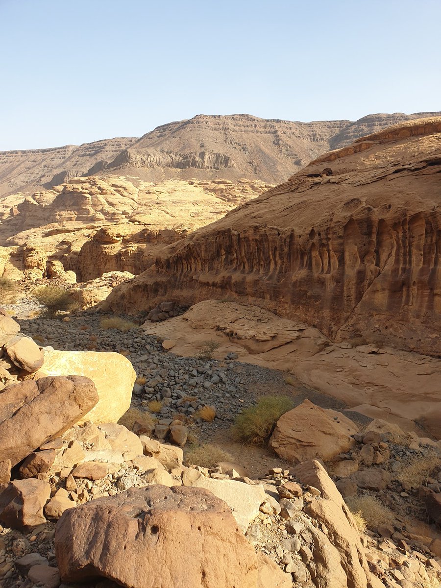 Found some truly stunning geology in Al 'Ula, Saudi Arabia, whilst doing <a href="/AECOM/">AECOM</a> related geohazard and geological mapping! 

Check out the rockfall and volcanic outcrop in particular! #landslides #geology #fieldwork