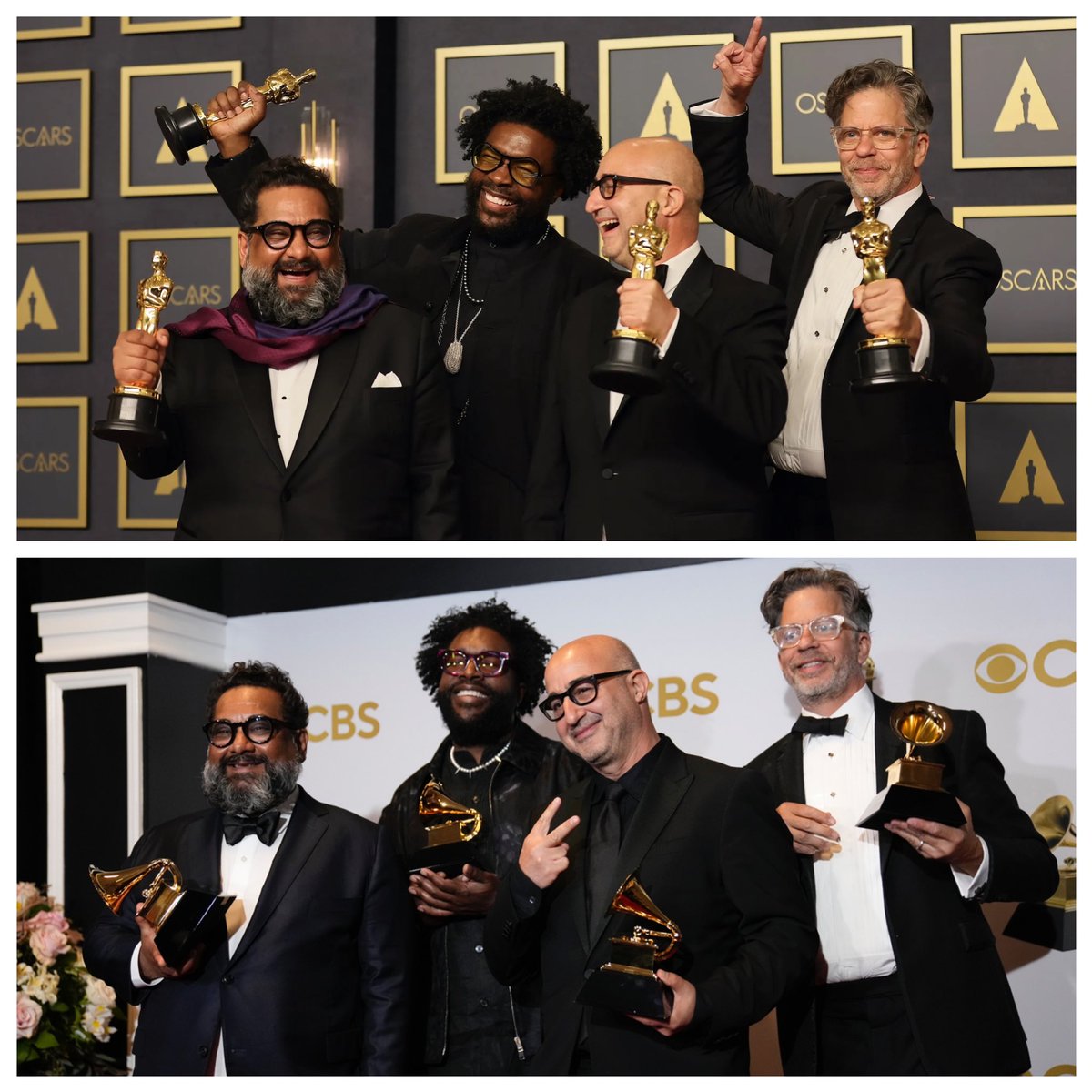It makes me happy that Questlove, Joseph Patel, David Dinerstein and Robert Fyvolent won an Oscar and a Grammy this week. #summerofsoulmovie #sowelldeserved @summerofsoul @questlove