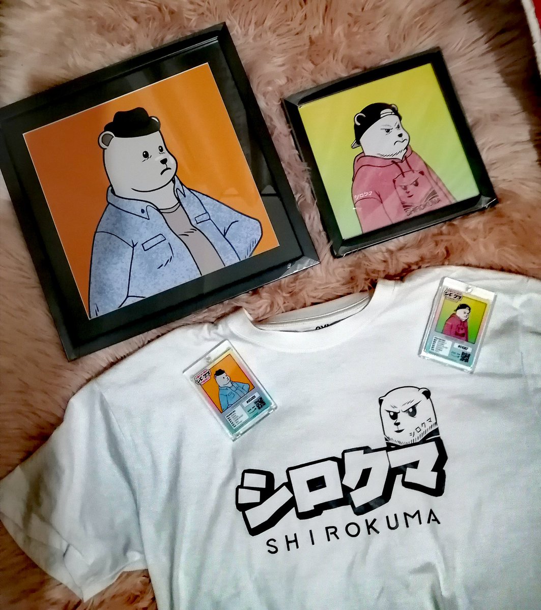 My physical NFT airdrops from <a href="/Shirokumanftph/">ShirokumaandFriends</a> came today. The quality of everything was topnotch makes me wanna mint more on their 2nd presale. Stay tuned. 👀

#NFT #ShirokumaNFT