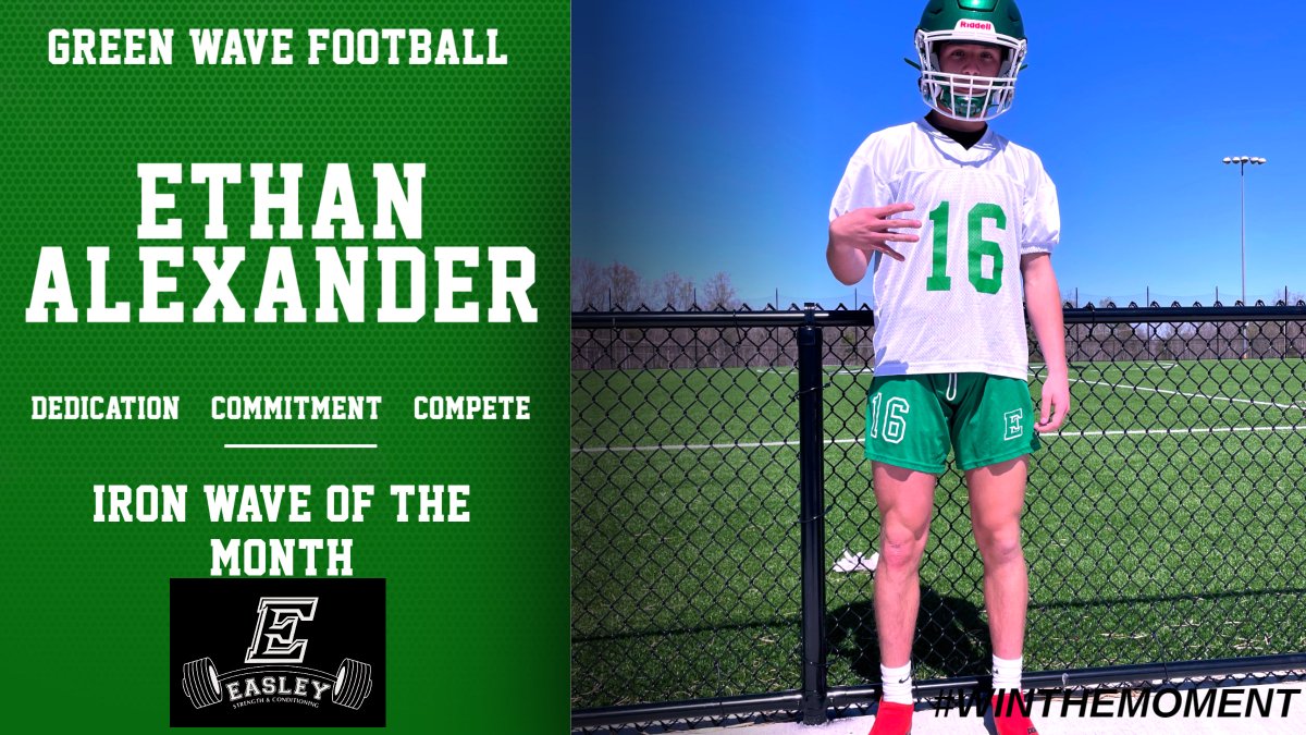March Iron Wave Of The Month!🟩⬜️
2 sport athlete 🏈⚽️
Congratulations to the magician 🪄 <a href="/ethana_14/">Ethan Alexander</a> 
#COMPETE #WinTheMoment
