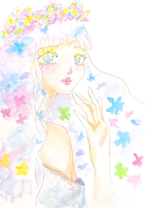 逆境が人に与えるものこそ美しい。
-Shakespeare-
#イラスト #水彩画 #アナログイラスト #art #illustration #Watercolor 