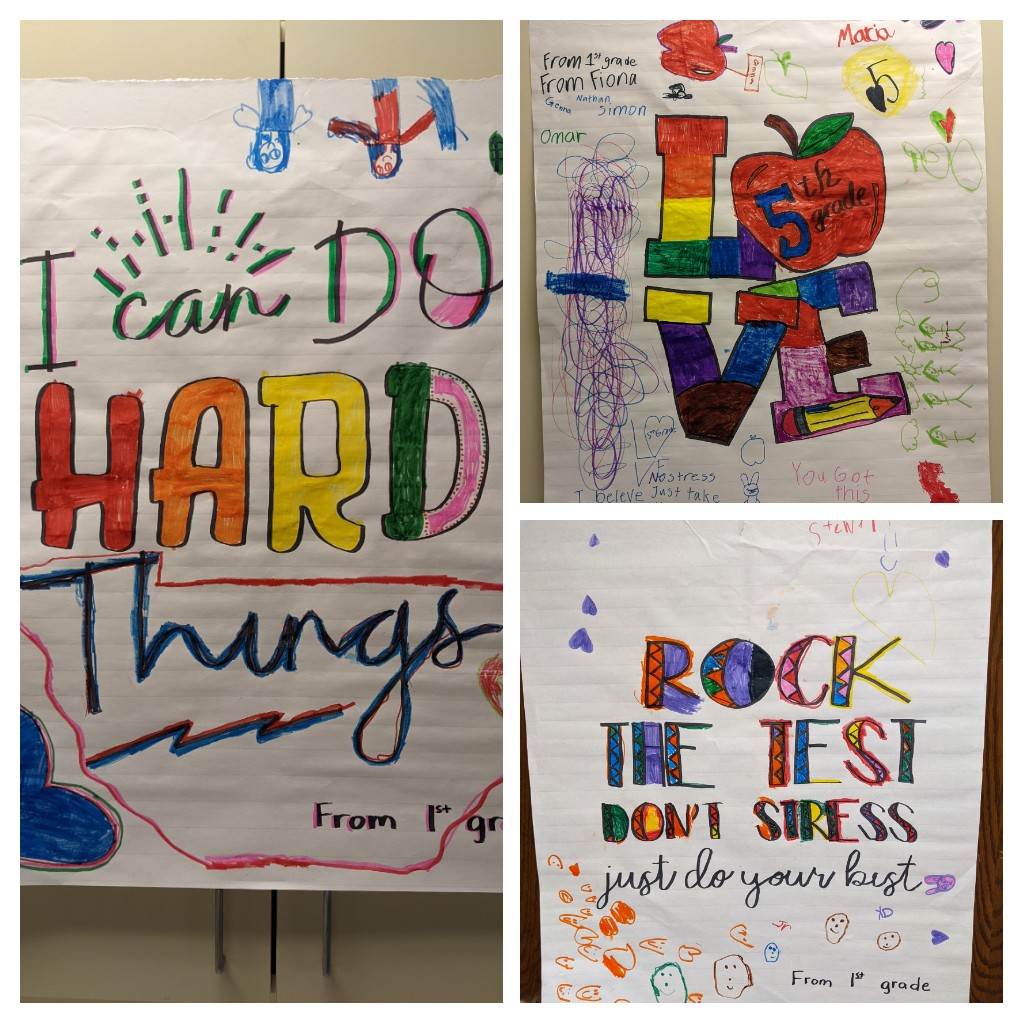 MrMelick_USD368's tweet image. Day one of state assessments for students at @RocketsRR. Loving all the support of my fifth graders from our first graders! #yesican #believe #grit #support #takesavillge #opsmomentsthatmatter