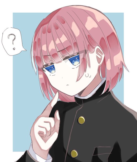 ピンク髪ボブのtwitterイラスト検索結果