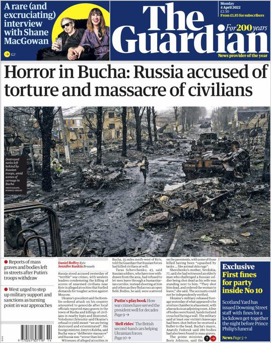 Y pensar que en Ecuador un grupo de imbéciles asambleístas respaldan el genocidio liderado por Putin.