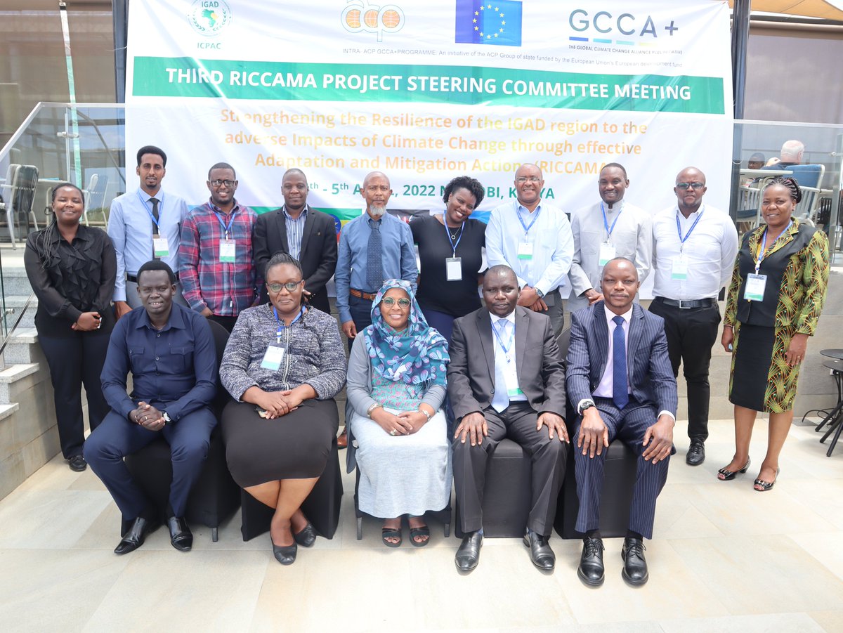 ICPAC_RICCAMA's tweet photo. 3rd #RICCAMA project steering committee #meeting happening @FourPointsNBO. 
#climatechange #climateadaptation https://t.co/dj5dSVlU02
