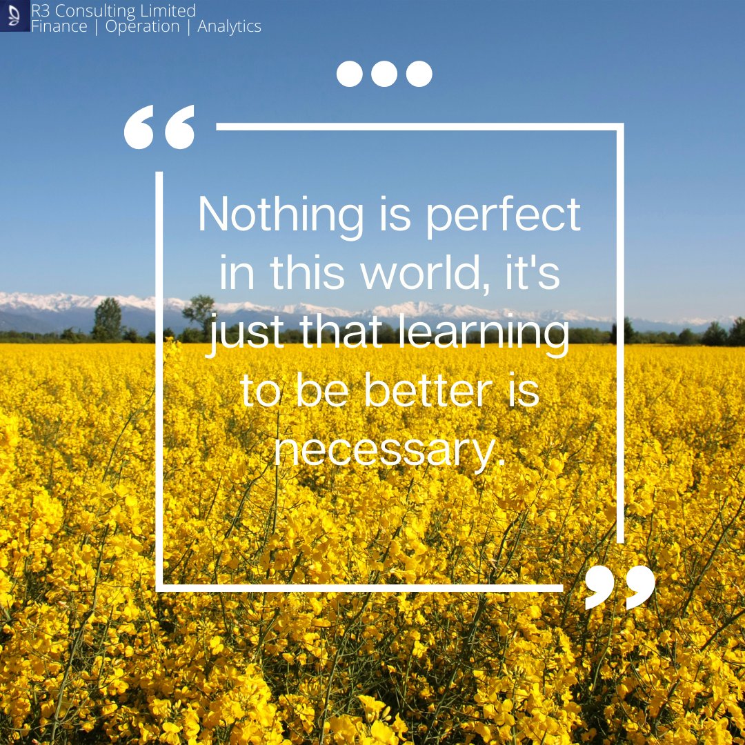 r3consultingltd's tweet photo. Learning is essential to our existence. Just like food nourishes our bodies, information and continued learning nourish our minds. Lifelong learning is an indispensable tool for you to be better.
#r3consulting #learningtobebetter #saperp #sapbusinessone #erp #smesoftware https://t.co/AVLrthuDFO