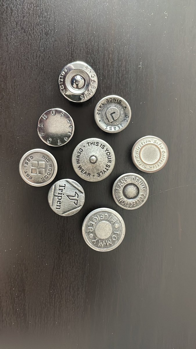 ClothingButtons's tweet photo. #jeansbuttons #buttons #for #jeanswear #gunmetal #grey #metallic #brass @ClothingButtons #clothingbuttons https://t.co/KnVk8sGMLk