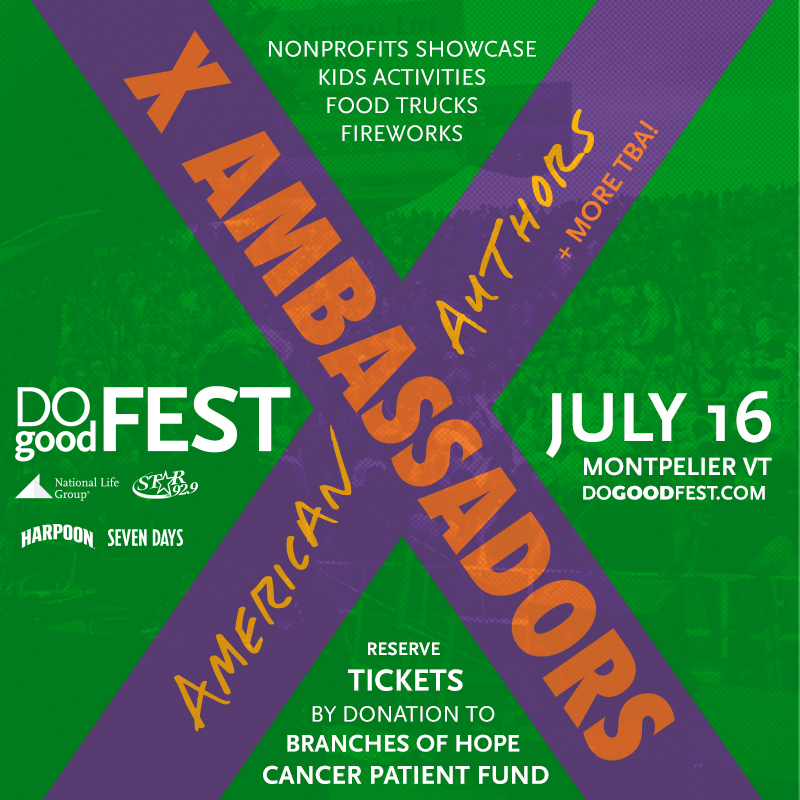 DoGoodFest's tweet photo. Do Good Fest is back on July 16! #XAmbassadors will headline the benefit concert, supported by #AmericanAuthors and two more bands to be announced. Advanced tickets by donation are required this year, so reserve yours today! https://t.co/v9F5hgUCni https://t.co/u6Eufdm4lM