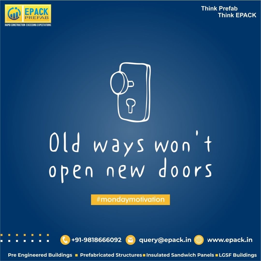 EPACKPrefab's tweet image. #mondaymotivation
Nothing improves until we improve, if we want something new we must be prepared to do something new.
As Einstein said: Insanity is doing the same thing over and over again and expecting different results
.
#EPACKPrefab #ThinkPrefab #ThinkEPACK #motivation