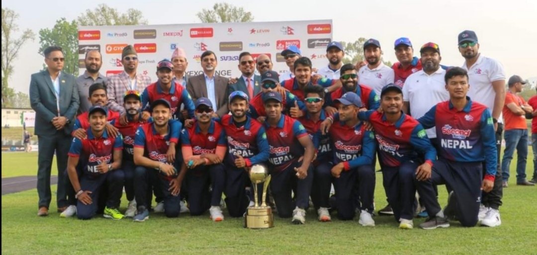 One team, One vision, One goal, 
Champion 🇳🇵
#NepalCricket 
#NEPvsPNG
#skyexchanget20iseries