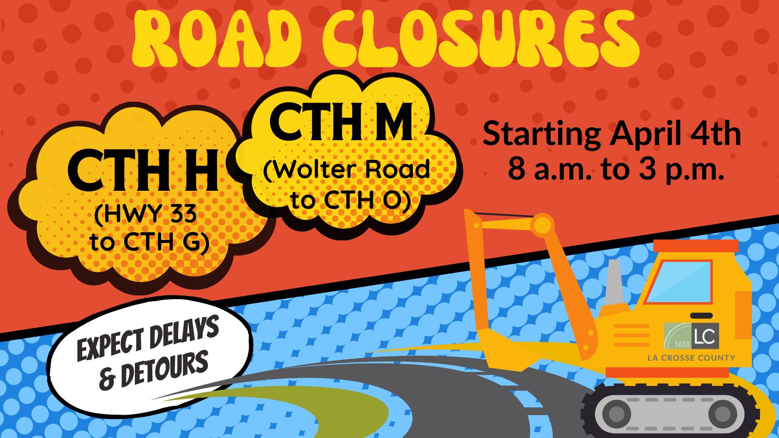 La Crosse County Highway Department on Twitter "New Hours, Longer Work