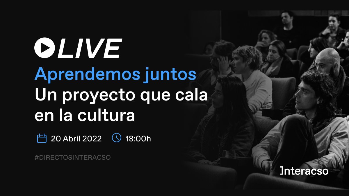 interacso's tweet photo. ¿Cómo impulsar la conversación sobre la educación para que ocupe el lugar que merece en nuestro mundo?

El 20 de abril en nuestro Instagram, hablamos con @mijel, Director Editorial de @AprenderJuntos_ sobre la creación y evolución de una plataforma de conocimientos.

#SaveTheDate https://t.co/RpMkUKBKf3