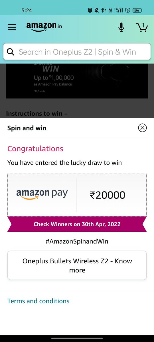 AniketR31988766's tweet photo. Hope I win
@amazonIN 
@OnePlus_IN 
#OneplusBulletsWirelessZ2 
#BeyondBassic https://t.co/8syP5OPuME