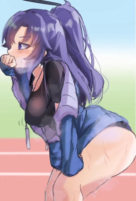 汗だくのユウカ(ラフ) 