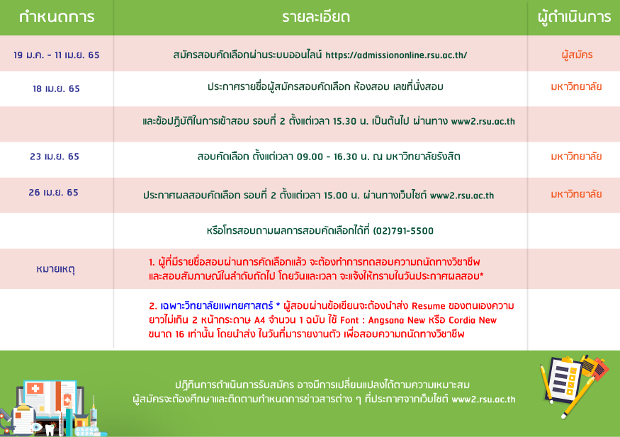 borntobedoc2's tweet photo. แพทย์ เภสัช ทันตะ ม.รังสิตรอบ 2 รับสมัครอยู่นะคะถึงวันที่ 11 เม.ย. สมัครออนไลน์ได้เลยน้า  อีกไม่กี่อาทิตย์สอบ เตรียมตัวอ่านหนังสือทำโจทย์กันได้แล้วนะ สนใจแนวข้อสอบทัก dm มาได้เลยย 🥰   #แนวข้อสอบหมอ #แพทย์รังสิต #หมอรังสิต #dek65 #dek66 #เด็กซิ่ว #เภสัชรังสิต #ทันตะรังสิต #TCAS https://t.co/LKWNbR9slR