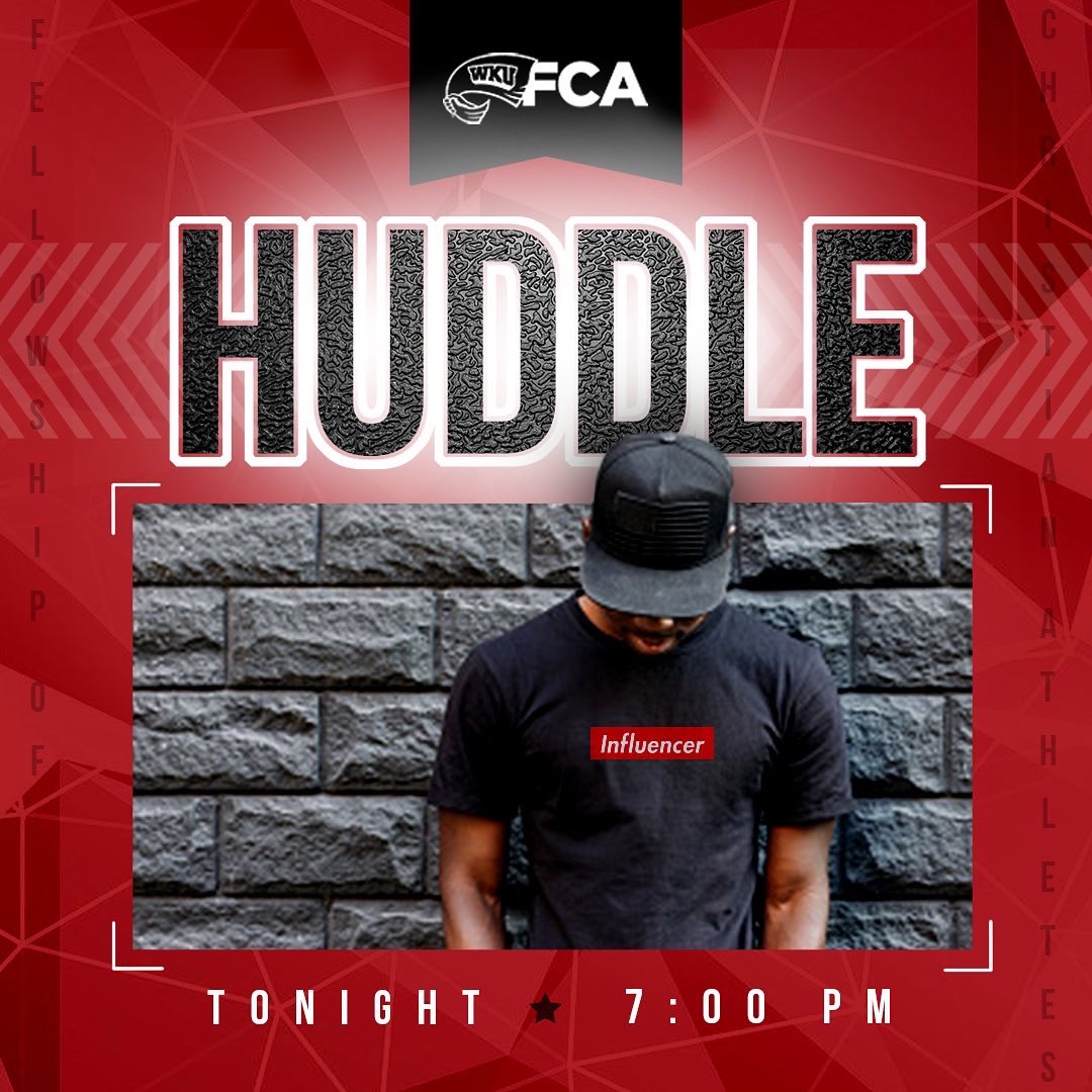 wkufca's tweet photo. HUDDLE 𝐓𝐎𝐍𝐈𝐆𝐇𝐓❕ We will be on the 🏈field at SEVEN tonight playing kickball!!!
Don’t forget to bring a new friend with you to get our 2022 FCA Influencer Shirt!!!
SEE YOU THERE 🤩 https://t.co/xkITaEtnOm