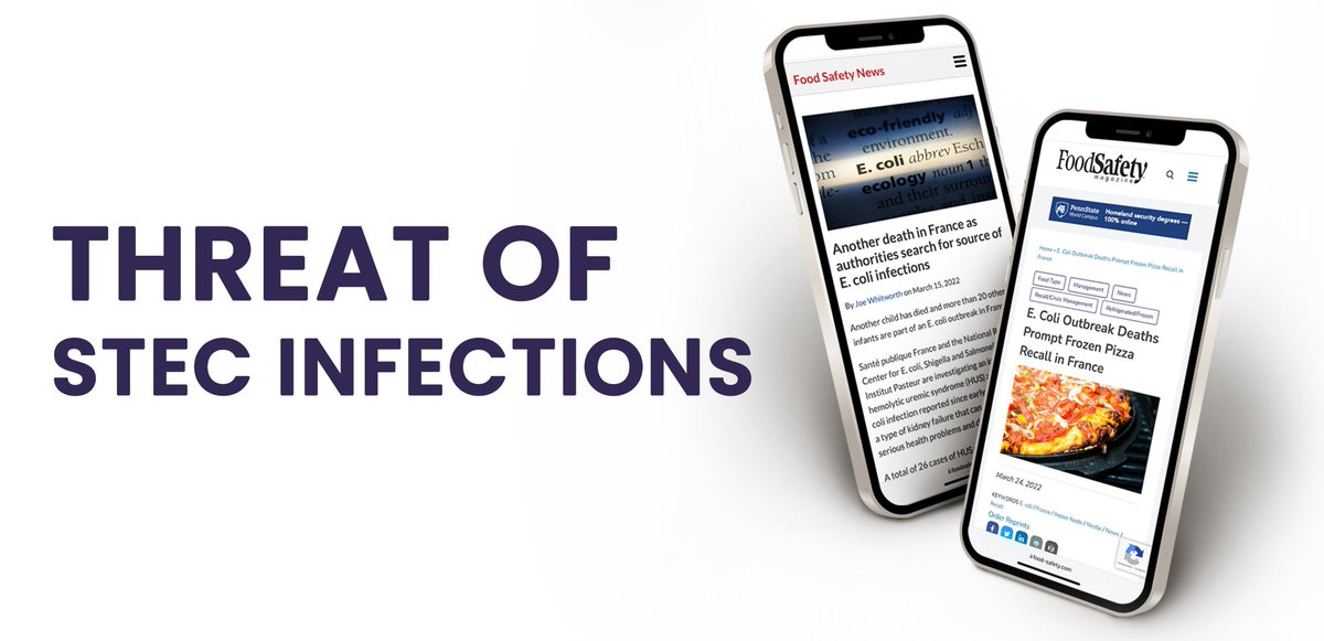 CHROMagar's tweet image. After an episode of food intoxication in France caused by an E. coli O26, CHROMagar™ have been collaborated with the French Enteric Reference Center to test the strains on CHROMagar™ STEC.
Full article on ➡️chromagar.com/en/threat-of-s… #foodindustry #foodsecurity #culturemedia