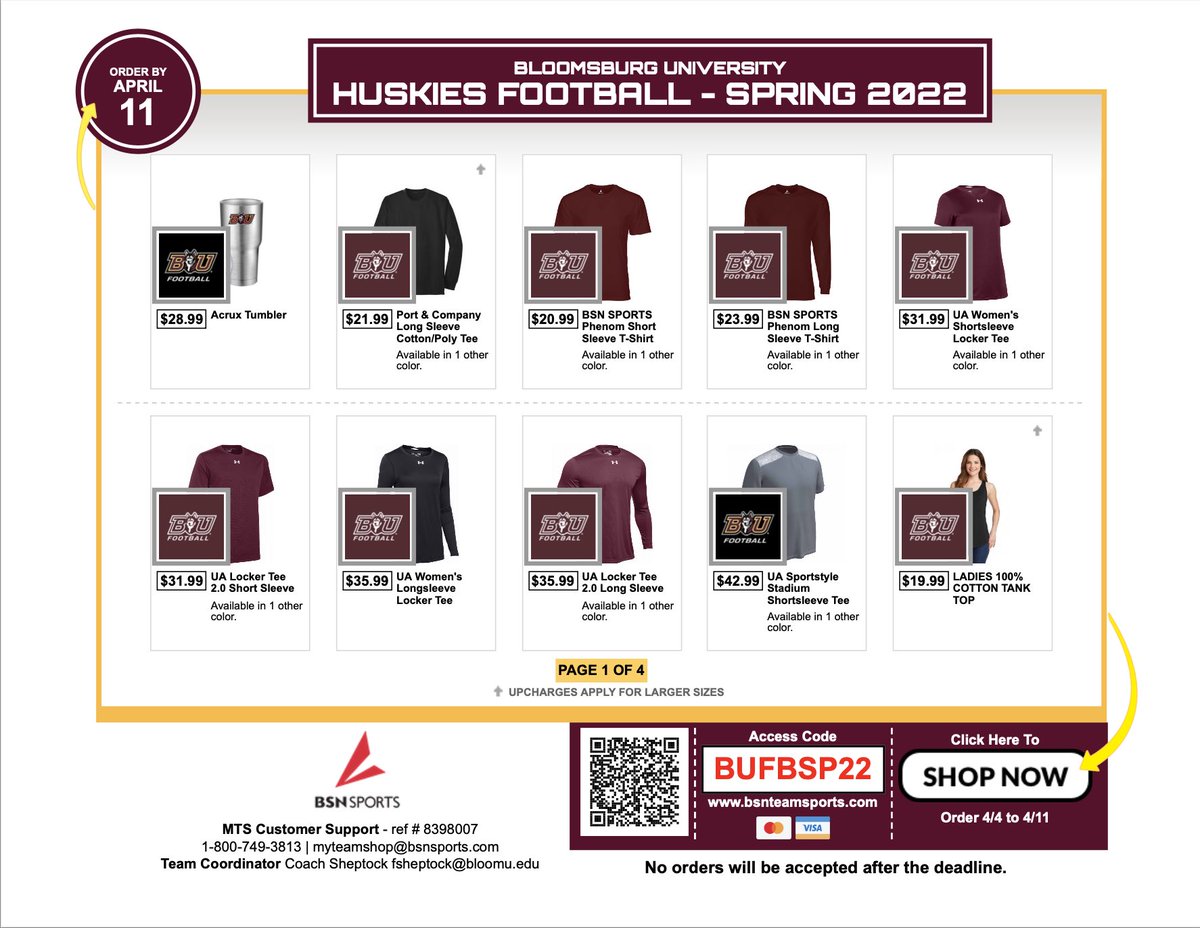 Bloomsburg Football tweet media