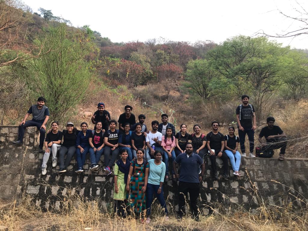 BUBiotech's tweet photo. Dr. S. R. Prabagaran, Associate professor in @BUBiotech is a nature lover. Students often join with Dr. SRP to trek in areas adjoining the #University. #nature #naturelovers #Coimbatore #AcademicTwitter #AcademicMentalHealth https://t.co/WcoPiysX2M
