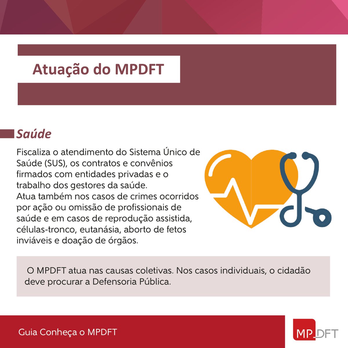 mpdft's tweet photo. As Promotorias de Justiça de Defesa da Saúde (prosus) fiscalizam o atendimento oferecido pela rede pública de saúde, entidades e profissionais da iniciativa privada que trabalham na área de saúde. #mpdft #saudempdft #conhecaompdft #orgaoessencialajustica https://t.co/WJHcPWGqc0