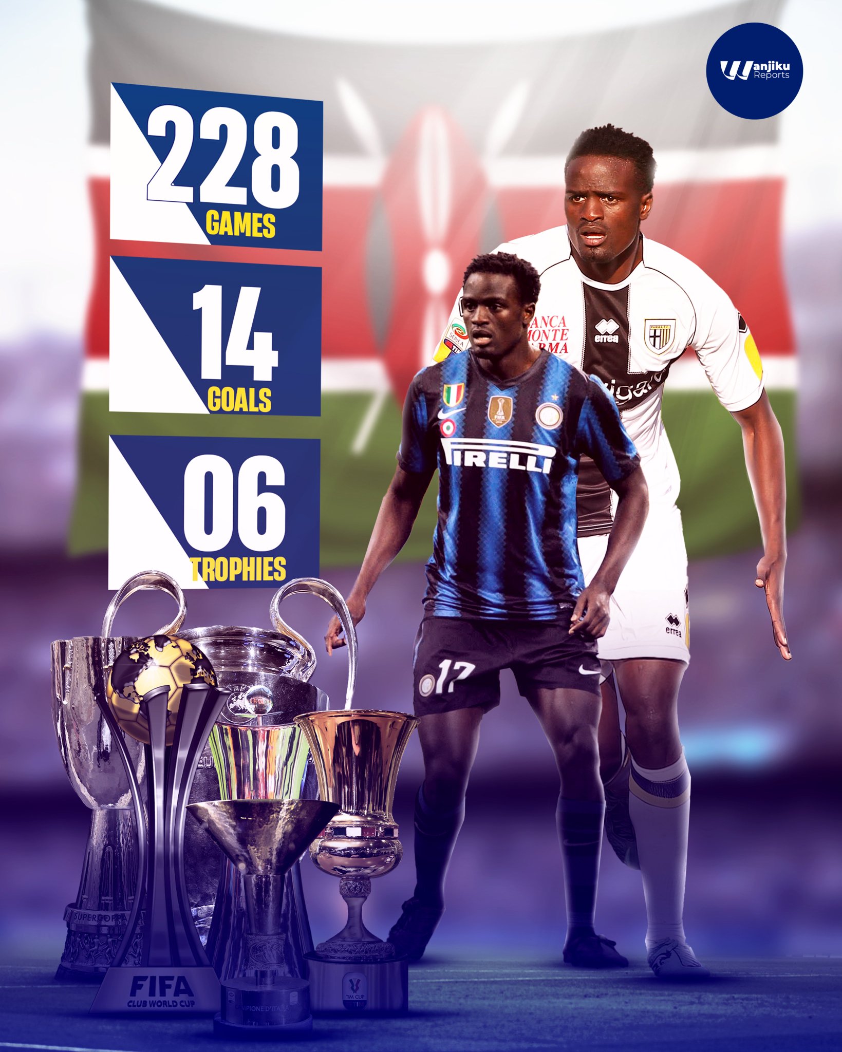McDonald Mariga\s stats in Europe.
Happy Birthday 