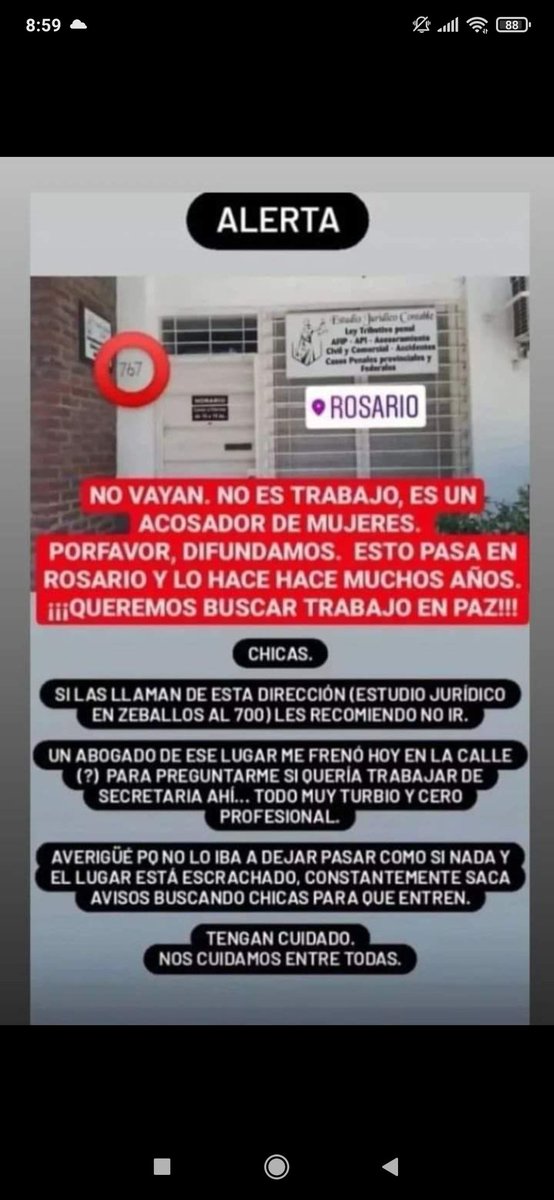 Maruziv's tweet photo. Difundirr!!!! Ésto pasa en Rosario. 
Ya conocemos varios casos! https://t.co/qb5OMs14y4