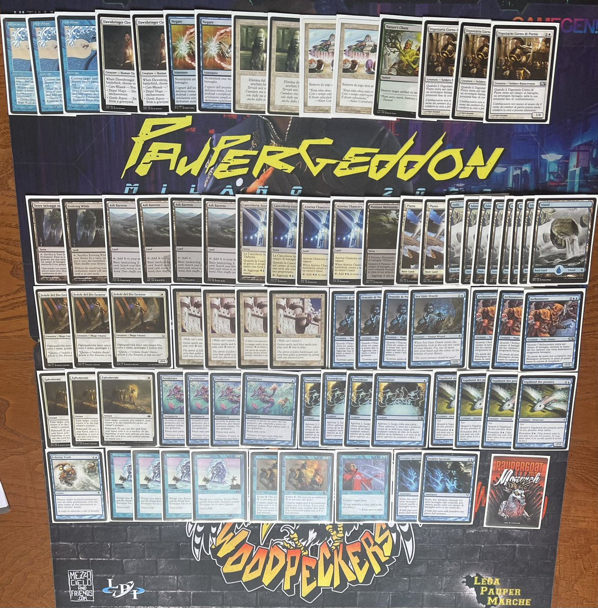 Top32 Paupergeddon Milan with UW Familiar. List inspired to <a href="/Zimplfy1/">Zimplfy</a>. Playing Familiar in paper is easier than on MTGO. <a href="/Heisen011/">Heisen01</a> <a href="/Mengu09/">Andrea Mengucci</a> <a href="/fireshoes/">Robert Taylor 🔥 🔜 PT SOS</a> @nerdtothecore #MTGPauper