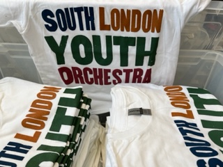 🎶🎻SLYO T-shirts have arrived just in time for our Easter course 11-14 April. Looking forward to 200 young musicians arriving for a week of music making! #youthmusic #livemusic