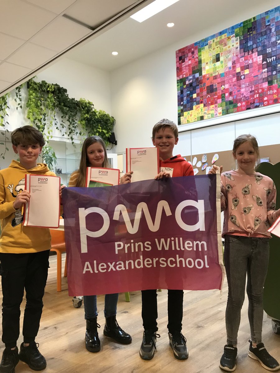 Vandaag dan eindelijk met de leerlingenraad gestart op de RK PWA