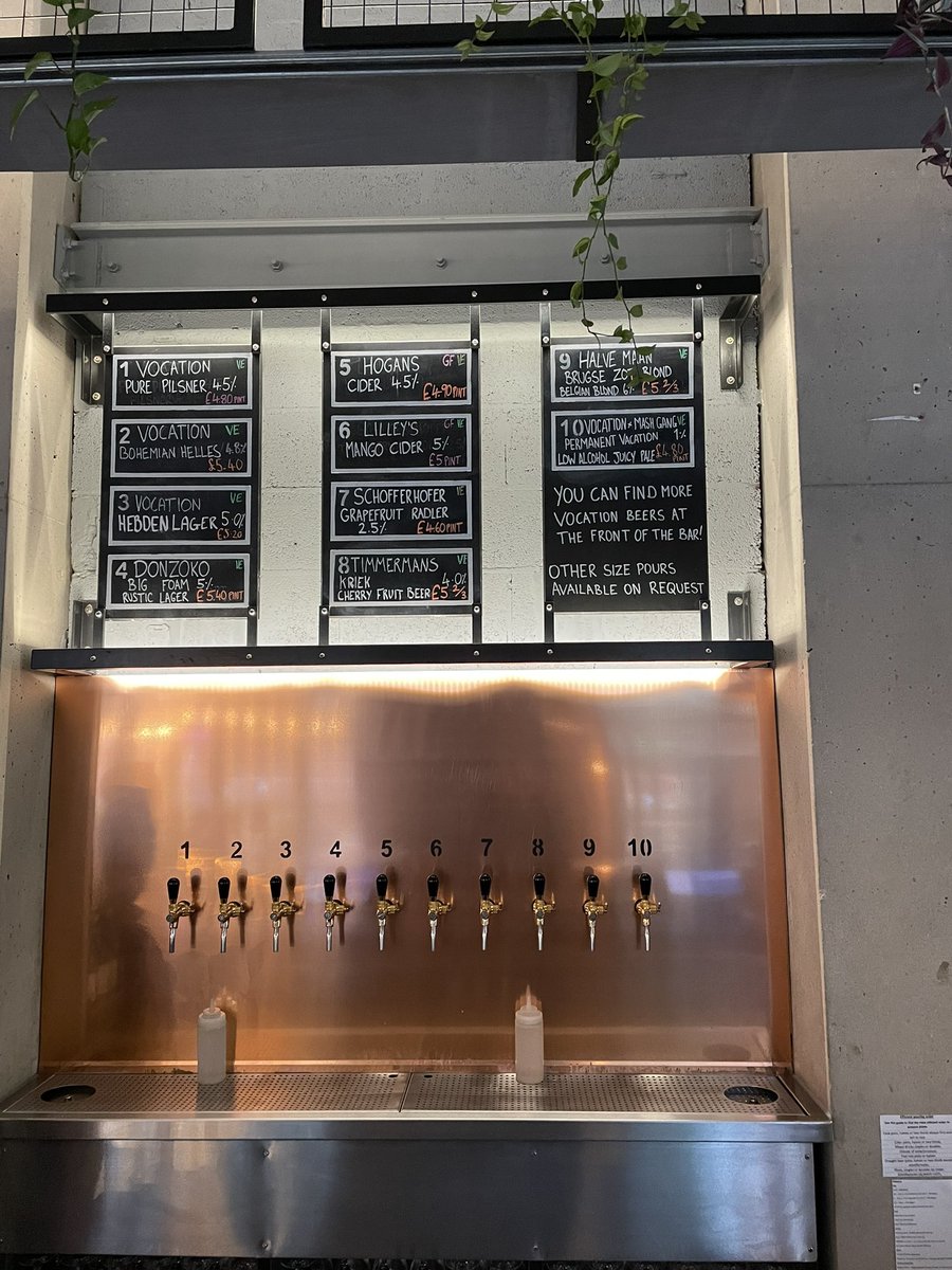 IanLynas72's tweet photo. Todays lineup in @Vocation_Manc. Cheers🍺@AdeleLynas https://t.co/uXEKiEYjWj