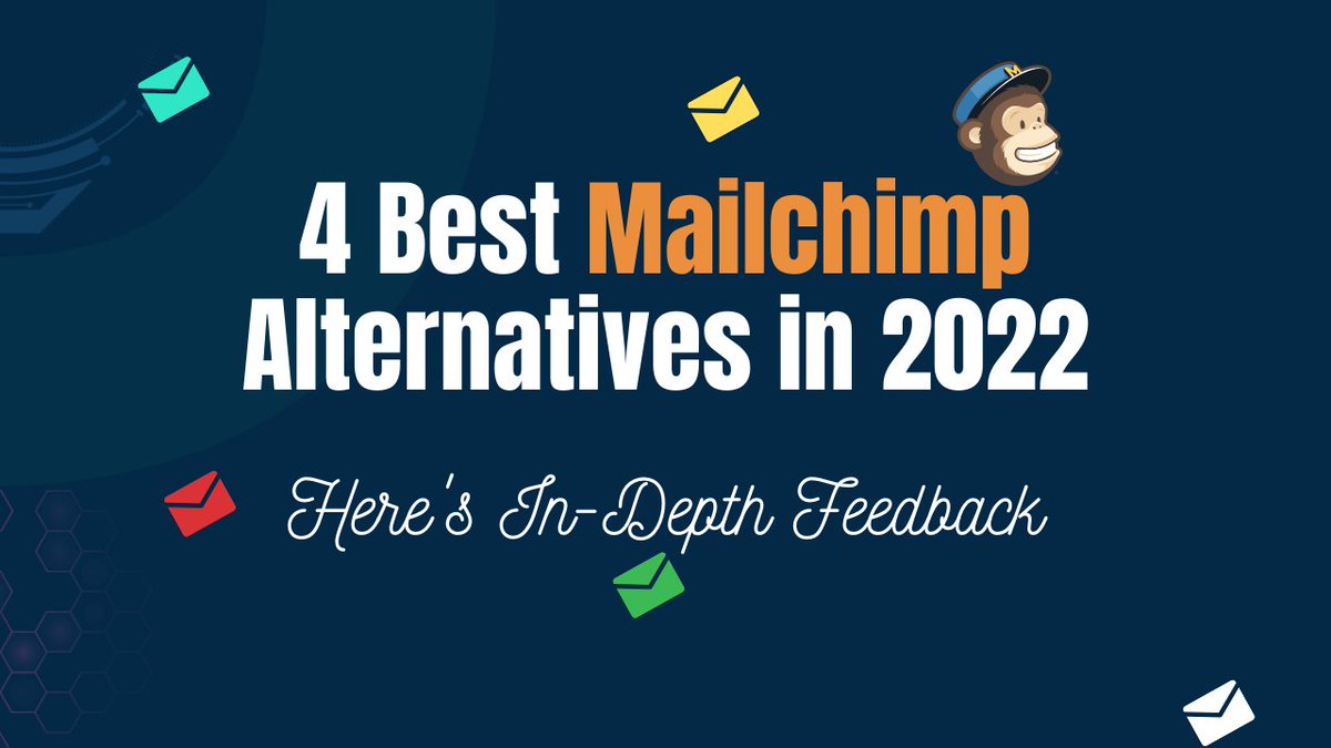 ShakilaSherin's tweet photo. 4 Best Mailchimp Alternatives in 2022 - Free and Paid Internet Marketing Software
#DigitalMarketing #EmailMarketing #SmallBusiness #LargeBusiness #Affiliates #eCommerce #MailchimpAlternatives #entrepreneur #enterprise #DigiZoneBD
๐https://t.co/Wr9uyDnR5Z https://t.co/QS3pL3dv0I
