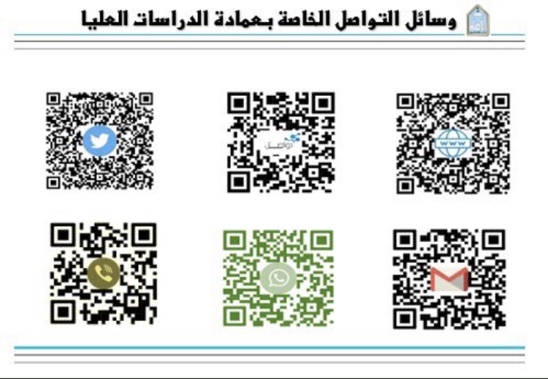عمادة الدراسات العليا - الاستفسارات tweet media
