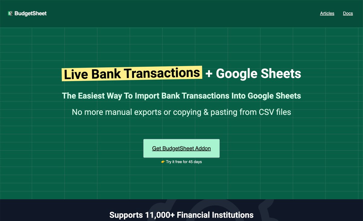 websurl's tweet photo. New submission: BudgetSheet
by Vance Lucas @vlucas
https://t.co/O4X9KMiUKr
#BudgetSheet #googlesheets #backtrasactions #cvsfiles #Financial #FinancialInstitutions #budget https://t.co/dGb50gjsBJ